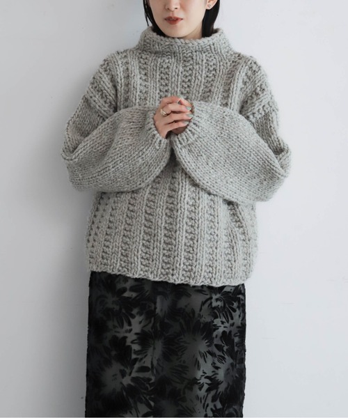 NOMBRE IMPAIR ノンブルアンペール レディース ロング ニット F NOMBRE IMPAIR（ノンブルアンペール） ニット セーター ロービング