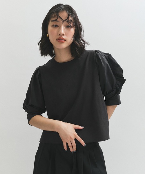 ADAM ET ROPE'（アダムエロペ） tシャツ 「サステナブル」バルーン