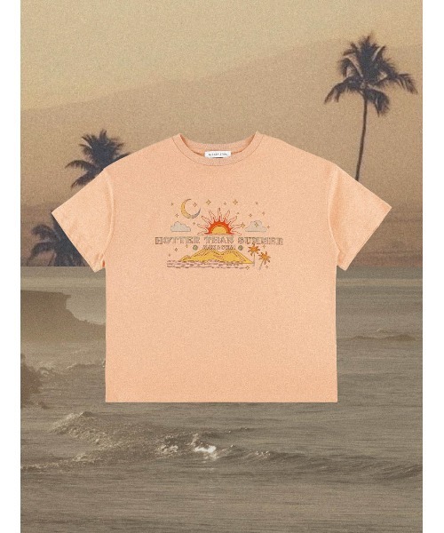 ALEXIA STAM（アリシアスタン） tシャツ 半袖 Hotter Than Summer Tee