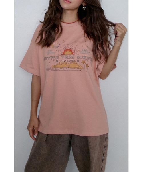 ALEXIA STAM（アリシアスタン） tシャツ 半袖 Hotter Than Summer Tee