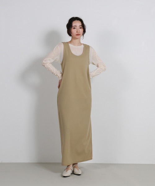 select MOCA Et セットアップ 「Et」Cut Georgette One-Piece Dress