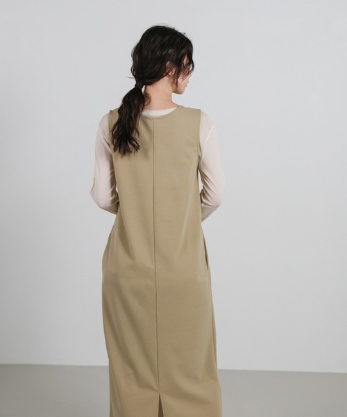 セットアップ 「Et」Cut Georgette One-Piece Dress Jacket Set レディース