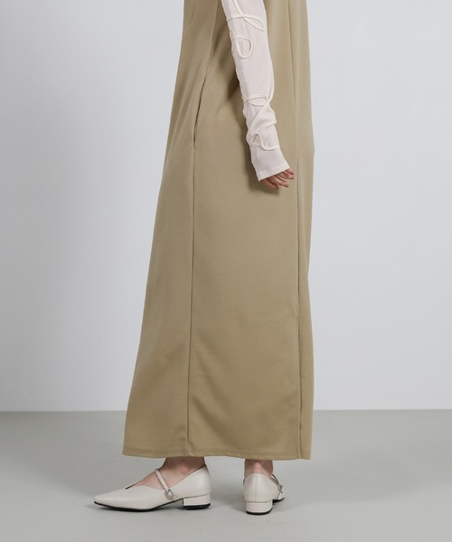 セットアップ 「Et」Cut Georgette One-Piece Dress Jacket Set レディース