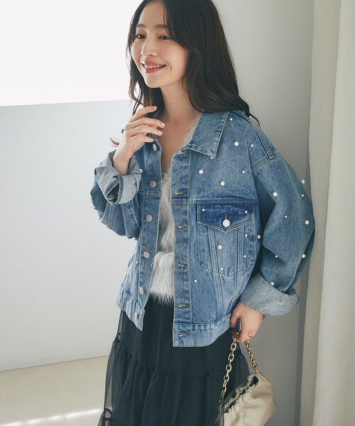 La boutique Bonbon（ラブティックボンボン） デニムジャケット g