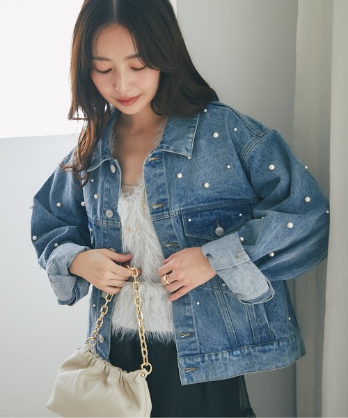 La boutique Bonbon（ラブティックボンボン） デニムジャケット g