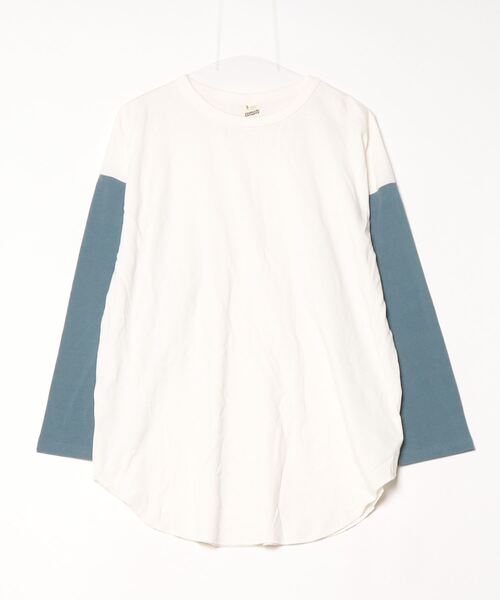 「BEAMS BOY」 長袖カットソー「SCREEN STARSコラボ」 ONE SIZE ブルー レディース