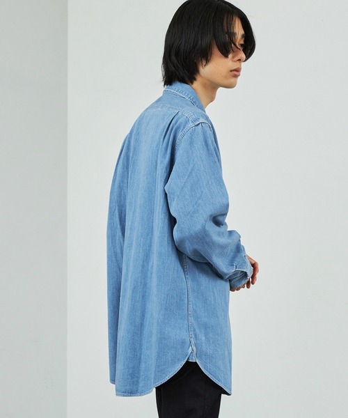 Lee（リー） シャツ デニムワークシャツ「ライトオンスデニム素材