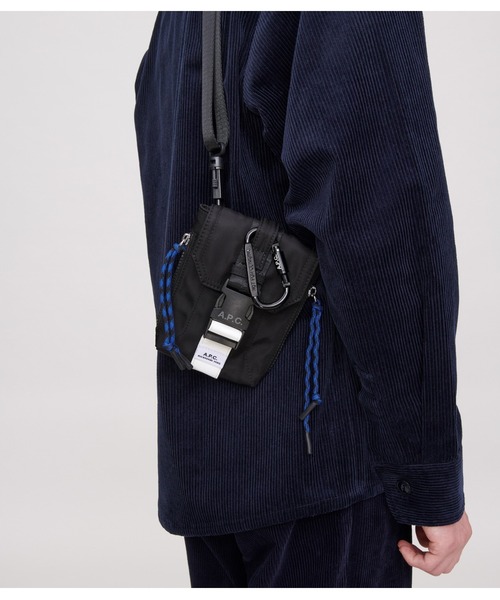 A.P.C. ブラック ウエストポーチ A.P.C.（アーペーセー）の「BANANE BLAKE（ボディバッグ/ウエスト
