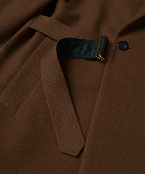 CULLNI（クルニ） チェスターコート コート Lamb Wool Melton Tie