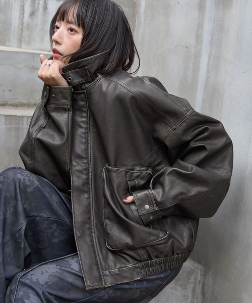 amomento / ブルゾン　デザインアウター amomento / ブルゾン デザインアウター amomento / ブルゾン デザイン