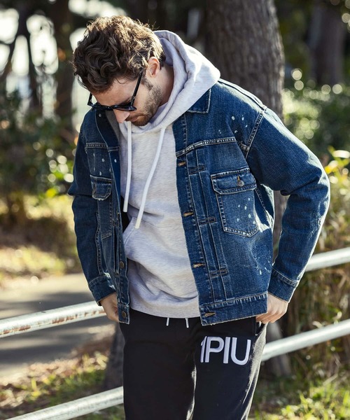 1PIU1UGUALE3 RELAX プルオーバーパーカー X-LARGE ホワイト メンズ