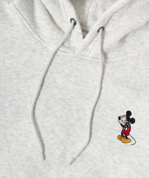 Disney（ディズニー） パーカー オーバーサイズ 裏起毛 ミッキー