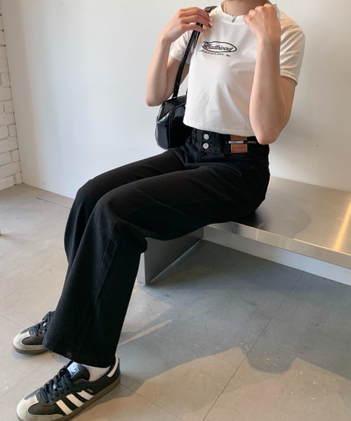 「SHEPP」 デニムパンツ L ブルー系その他 レディース