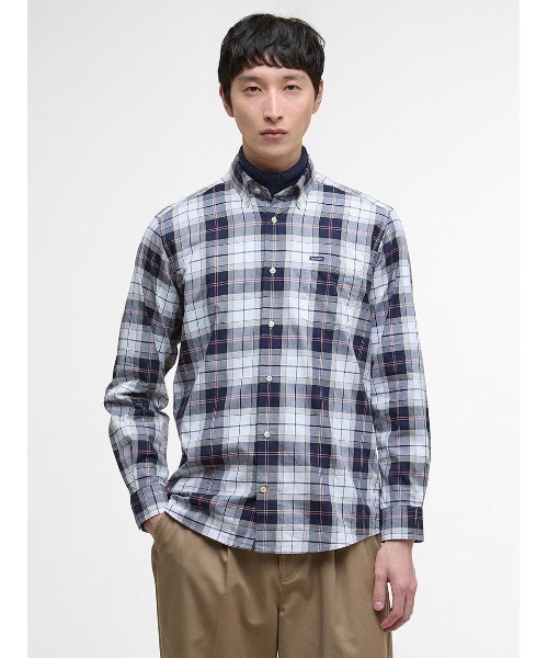 Barbour（バブアー） シャツ Wetheram タータンチェック ボタンダウン