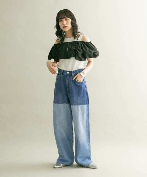 KBF（ケービーエフ） デニムパンツ 36 ブルー レディース : ZOZOTOWN