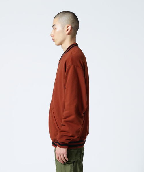 AVIREX（アヴィレックス） スタジャン L ブラウン メンズ : ZOZOTOWN