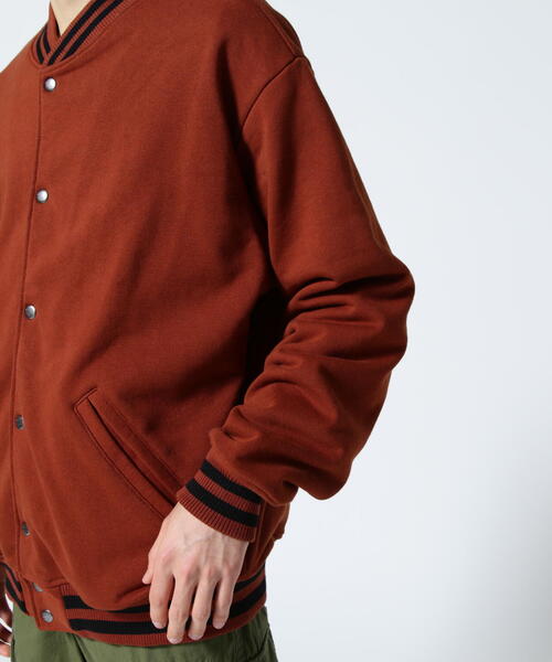 Avirex ブラウン スタジャン L AVIREX（アヴィレックス） スタジャン L ブラウン メンズ : ZOZOTOWN