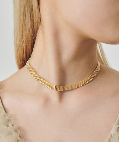 GOLDY（ゴールディ） チョーカー ドット クラスター ライン チョーカー