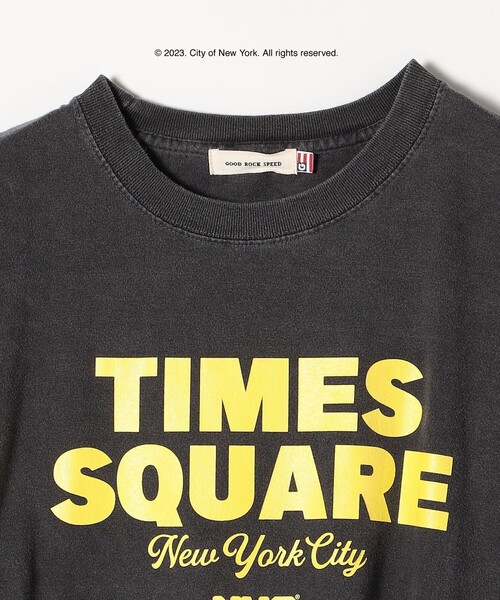 「GOOD ROCK SPEED」 半袖Tシャツ ONE SIZE ネイビー レディース_画像5