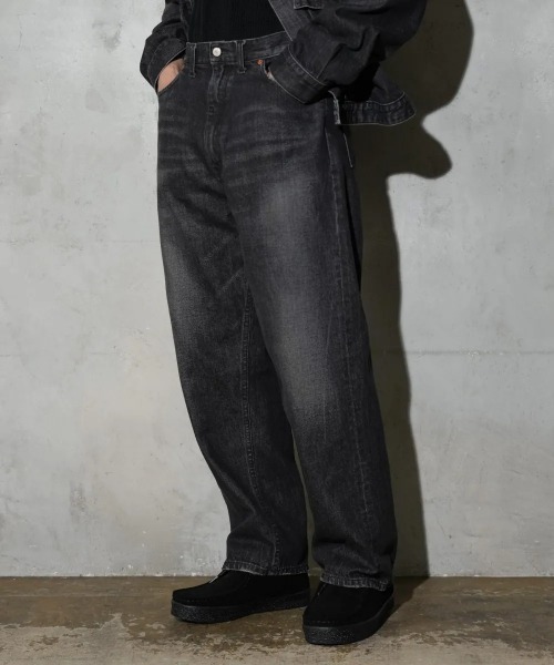 ジーンズ PENNEY'S FOREMOST / ぺニーズフォアモスト  5POCKET PANT BLACK VINTAGE WASHの画像