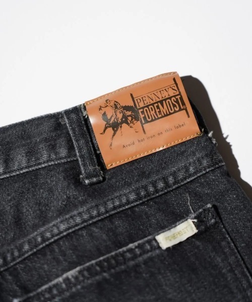 ジーンズ PENNEY'S FOREMOST / ぺニーズフォアモスト  5POCKET PANT BLACK VINTAGE WASHの画像