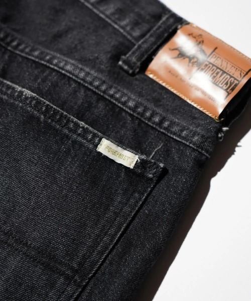 ジーンズ PENNEY'S FOREMOST / ぺニーズフォアモスト  5POCKET PANT BLACK VINTAGE WASHの画像