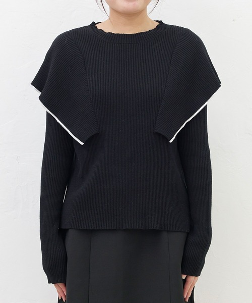 「titty＆Co. PETIT」 長袖ニット FREE ホワイト レディース_画像6