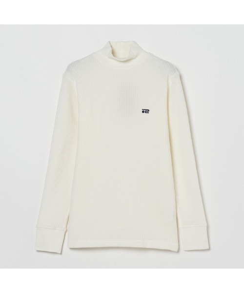 「Rosasen/GOLF」微起毛 ワッフル ハイネックインナー メンズ_5
