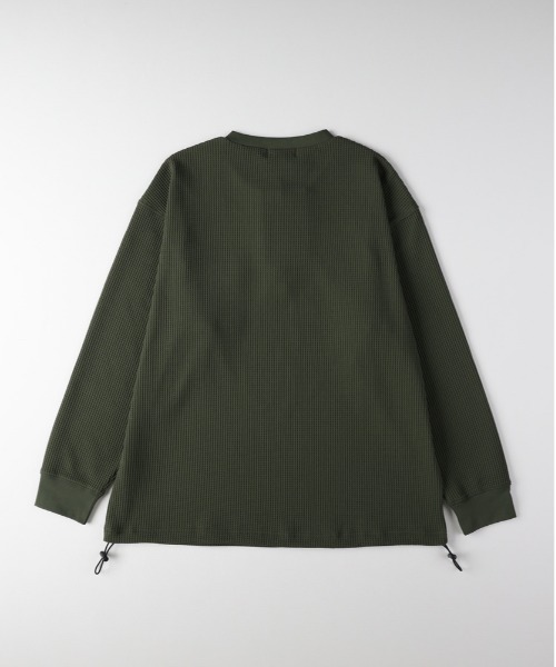 BACK NUMBER tシャツ 「BACK NUMBER」ドライタッチ ワッフル ヘンリー