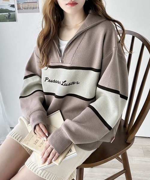 Java 長袖ニット SMALL モカ レディース : ZOZOTOWN Yahoo!店 - 通販