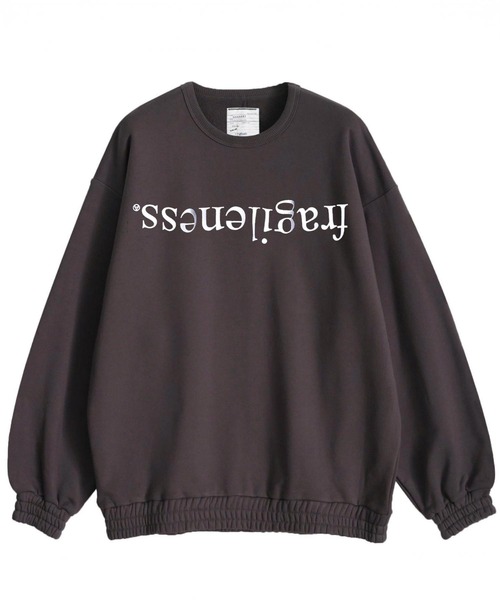 SHAREEF（シャリーフ） トレーナー スウェット fragileness” BIG SWEAT