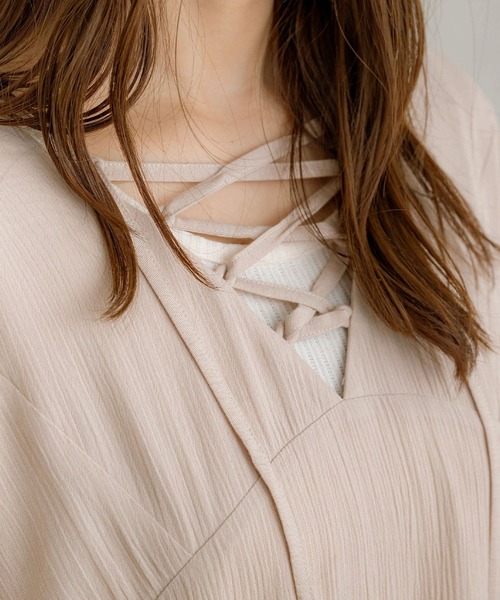 「NOAHL」 半袖ワンピース FREE ブラック レディース_画像2