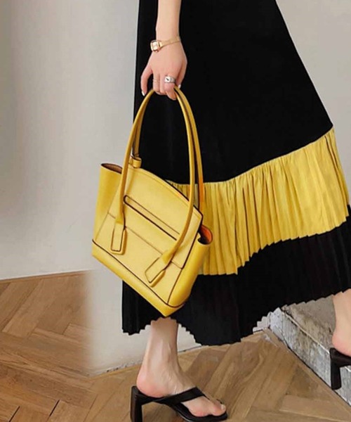 「deux amour」 半袖ワンピース FREE ブラック レディース_画像3