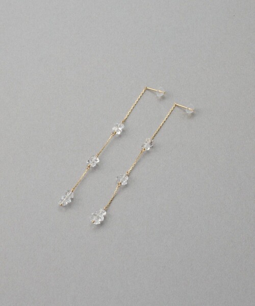 ete（エテ） ピアス 「シャンデリア」 K18YG クォーツ ピアス