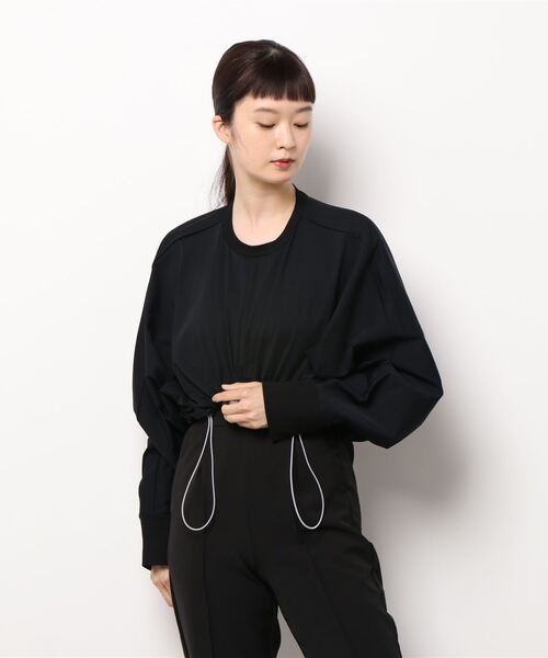 「UN3D.」 長袖カットソー FREE ホワイト レディース_画像2