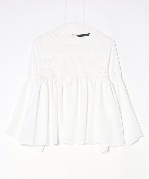 martinique（マルティニーク） 長袖ブラウス FREE ホワイト レディース