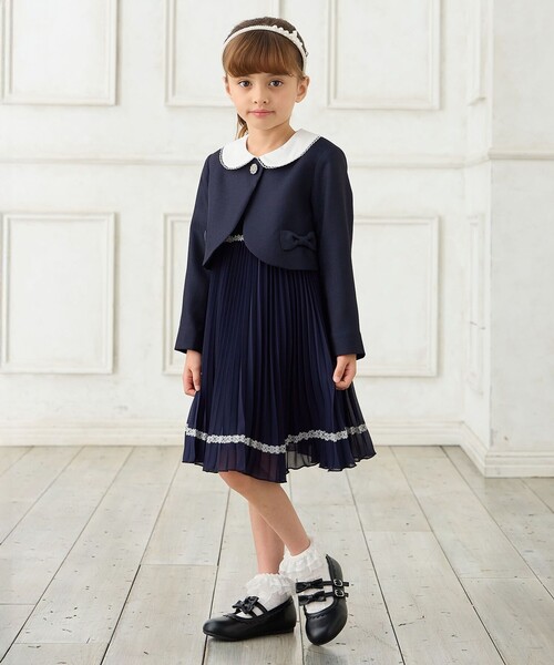 「ANY」 「KIDS」半袖ワンピース 120 ブルー キッズ_画像3