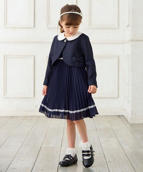 「ANY」 「KIDS」半袖ワンピース 120 ブルー キッズ_画像4