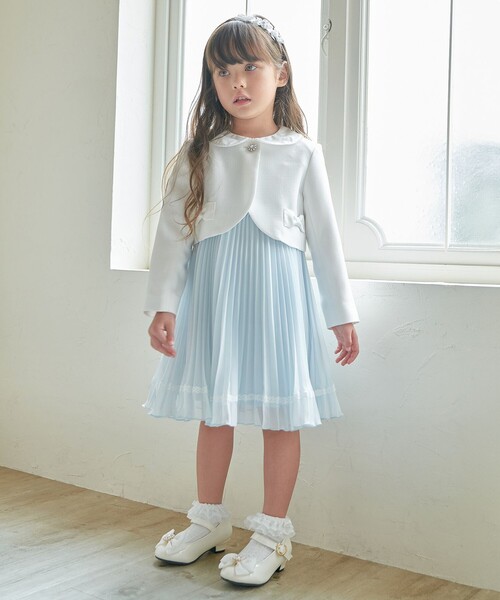 「ANY」 「KIDS」半袖ワンピース 120 ブルー キッズ_画像6