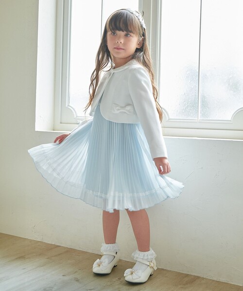 「ANY」 「KIDS」半袖ワンピース 120 ブルー キッズ_画像7