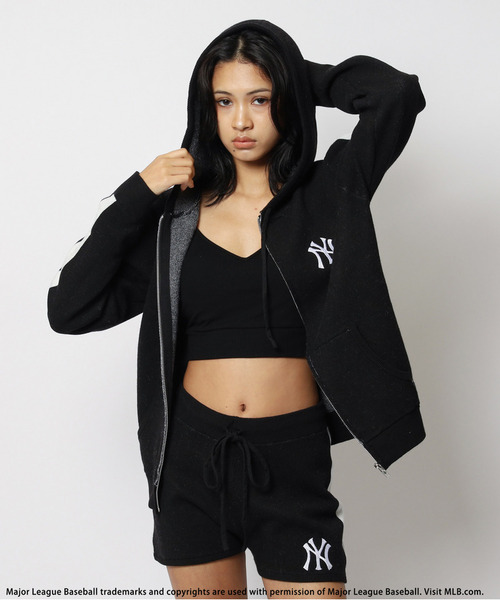 BACK TO THE FIELD セットアップ 「MLB」刺しゅうロゴニット