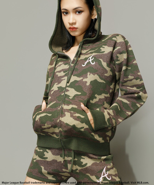 BRIEFING カモフラージュ柄セットアップ Sサイズ - 新品タグ付き BACK TO THE FIELD セットアップ 「MLB」刺しゅうロゴニット