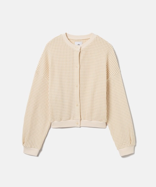 シーグリーン　ワッフル　カーディガン　Seagreen SEAGREEN（シーグリーン） カーディガン BIG WAFFLE CARDIGAN
