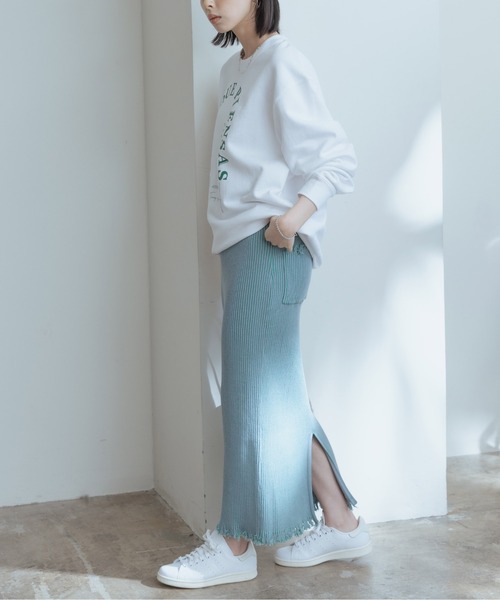 「Eimee Law」 スウェットカットソー 38 ネイビー レディース_画像3