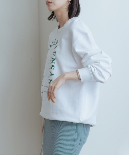 「Eimee Law」 スウェットカットソー 38 ネイビー レディース_画像7