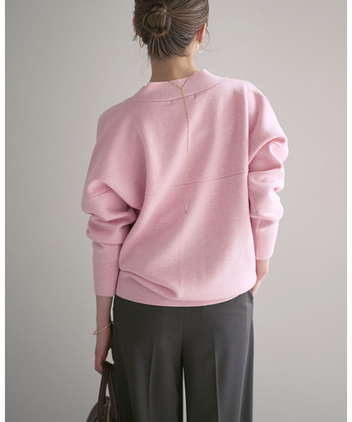 NOBLE（ノーブル） カーディガン 「追加」Vネックドルマンカーディガン