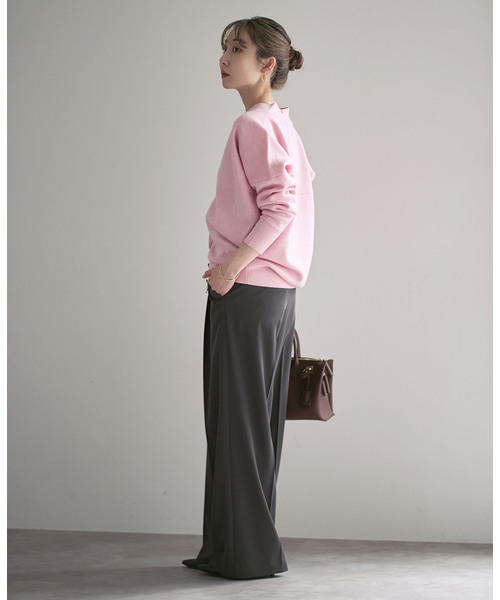 NOBLE（ノーブル） カーディガン 「追加」Vネックドルマンカーディガン