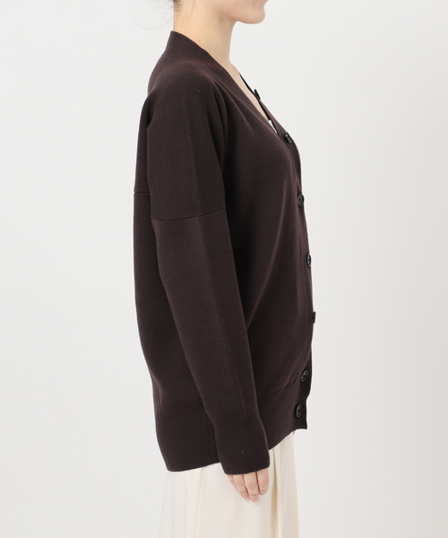 【美品】NOBLE Vネックカーディガン NOBLE（ノーブル） カーディガン 「追加」Vネックドルマンカーディガン