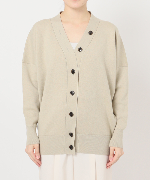 【美品】NOBLE Vネックカーディガン ノーブル NOBLE 《追加》Vネックドルマンカーディガン （ベージュ