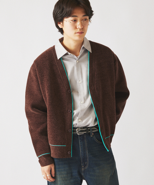 ジャーナルスタンダード レリューム カーディガン メンズ L 秋冬 美品 JOURNAL STANDARD relume（ジャーナルスタンダード レリューム